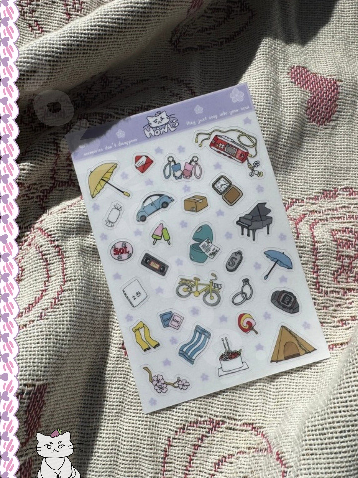Lovely Runner - Sticker Sheet (4"x6")