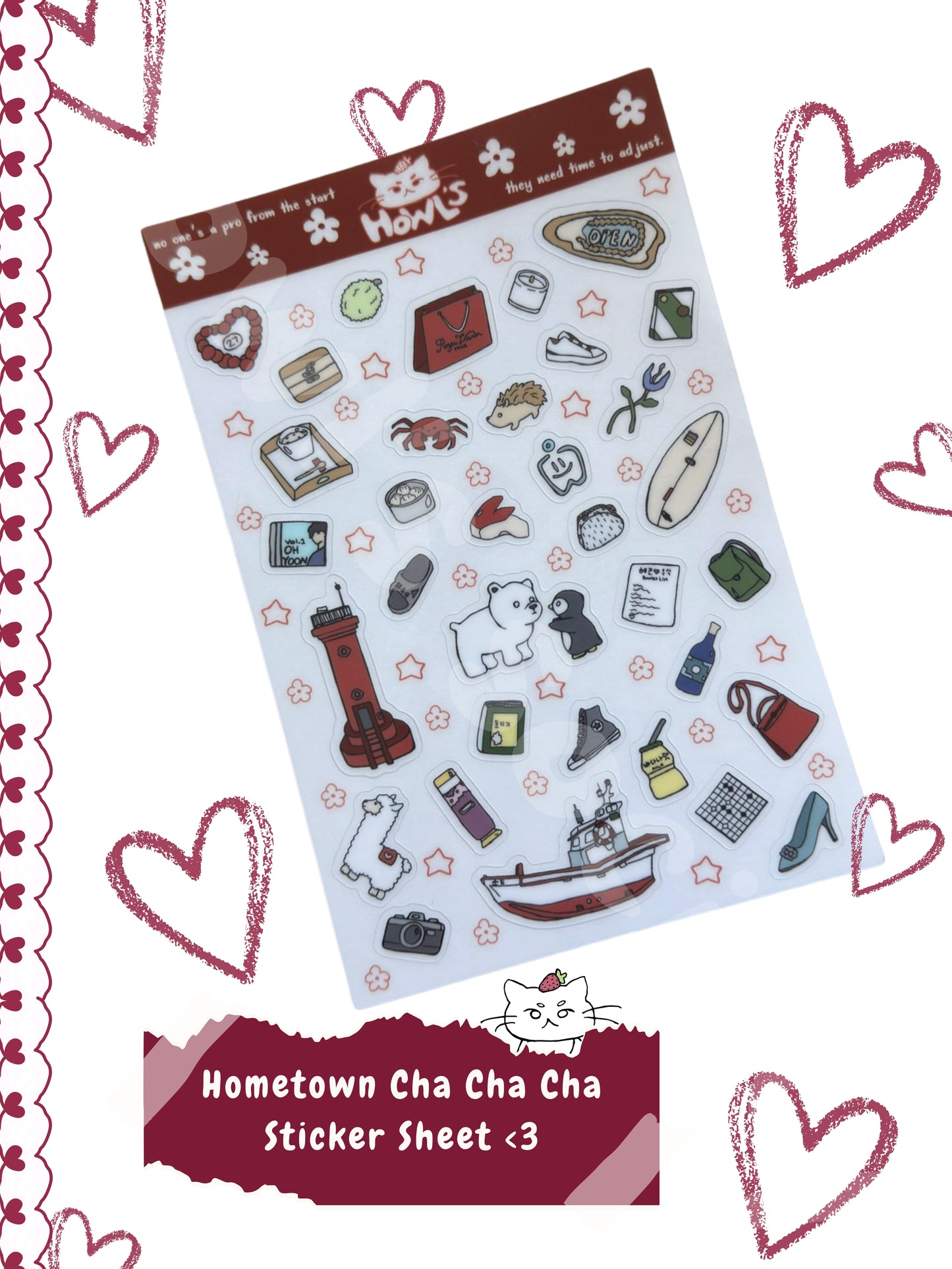Hometown Cha Cha Cha - Sticker Sheet (4"x6")