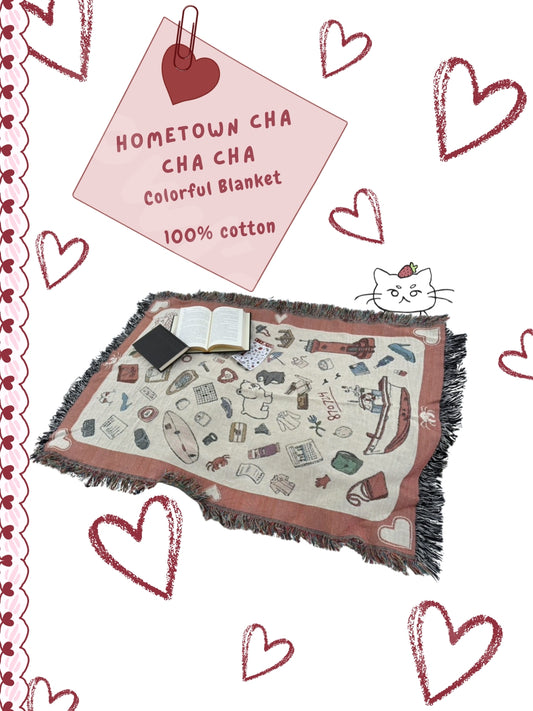 Hometown Cha Cha Cha Woven Blanket- Colorful Version