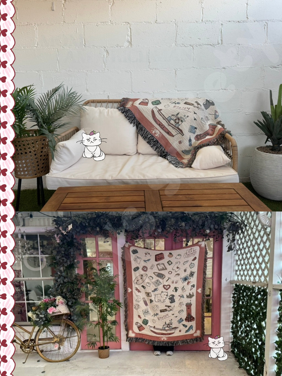 Hometown Cha Cha Cha Woven Blanket- Colorful Version