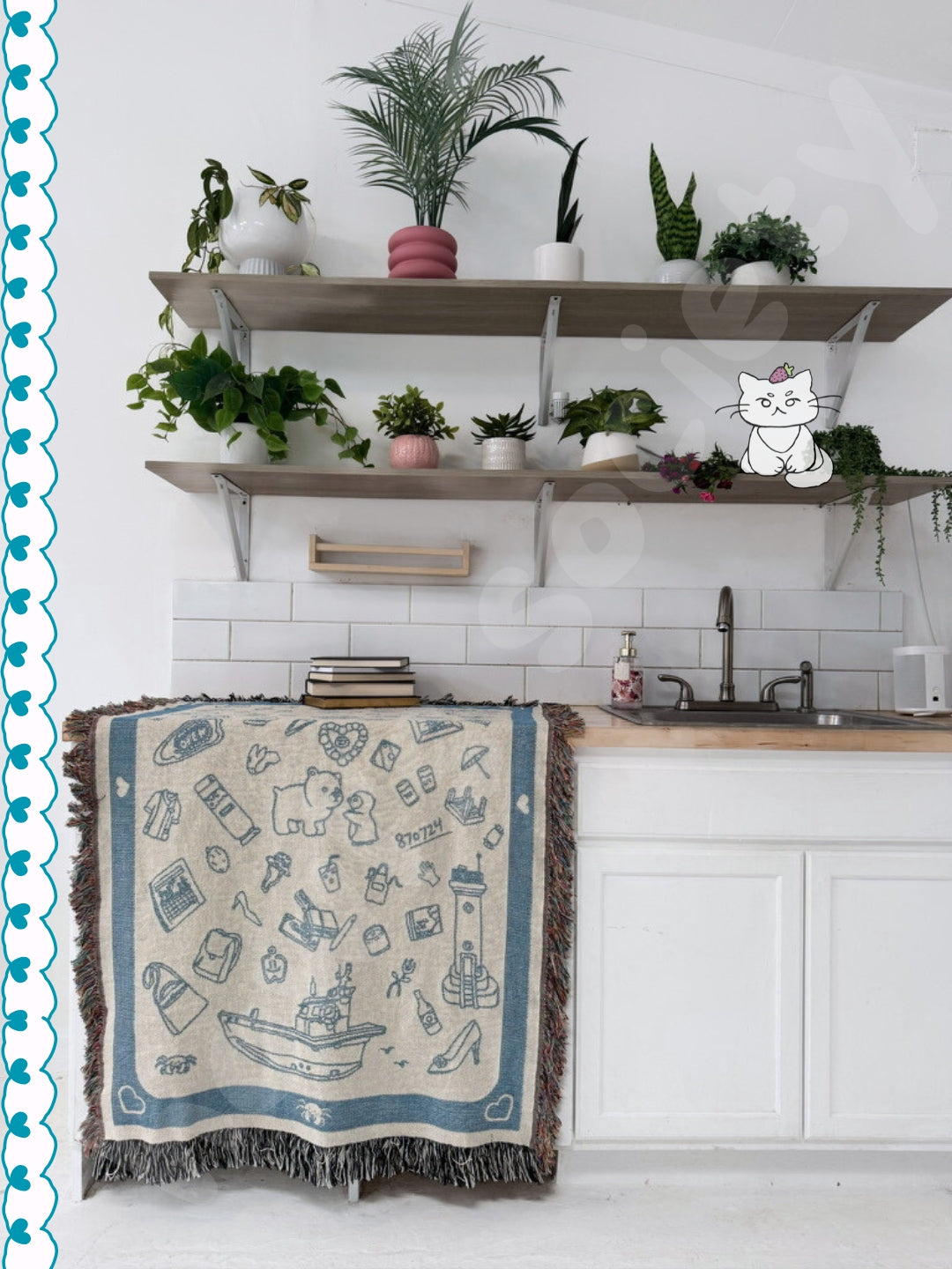 Hometown Cha Cha Cha Woven Blanket- Aesthetic Version