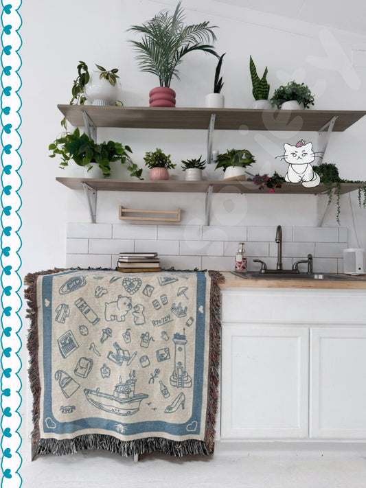 Hometown Cha Cha Cha Woven Blanket- Aesthetic Version