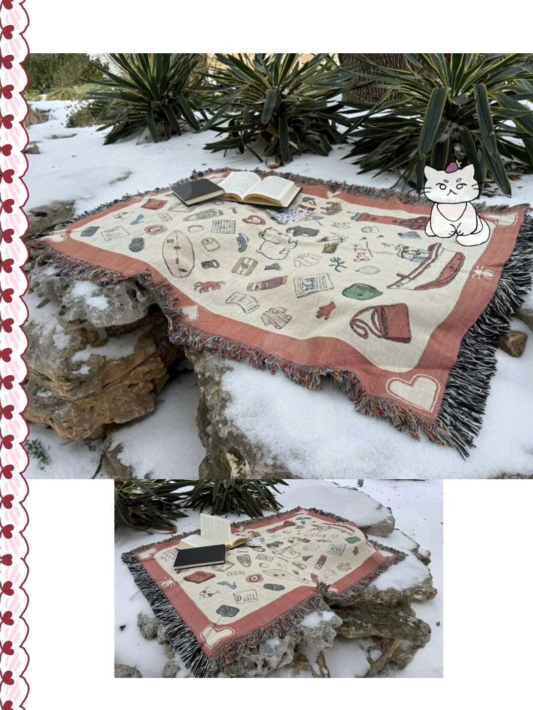 Hometown Cha Cha Cha Woven Blanket- Colorful Version