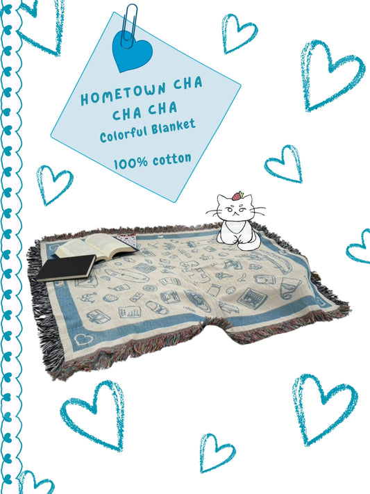 Hometown Cha Cha Cha Woven Blanket- Aesthetic Version