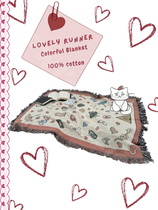 Lovely Runner Woven Blanket- Colorful Version